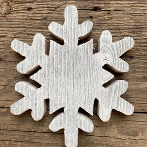 Barnwood Snowflake, Christmas Snowflake, Wood Snowflake