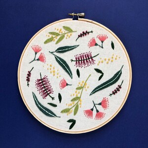 Australian Natives Scatter Embroidery Tutorial Pattern by Lily Adelaide Upton image 2