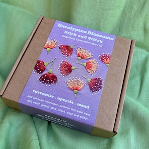 Eucalyptus Blossoms Stick and Stitch Embroidery Kit