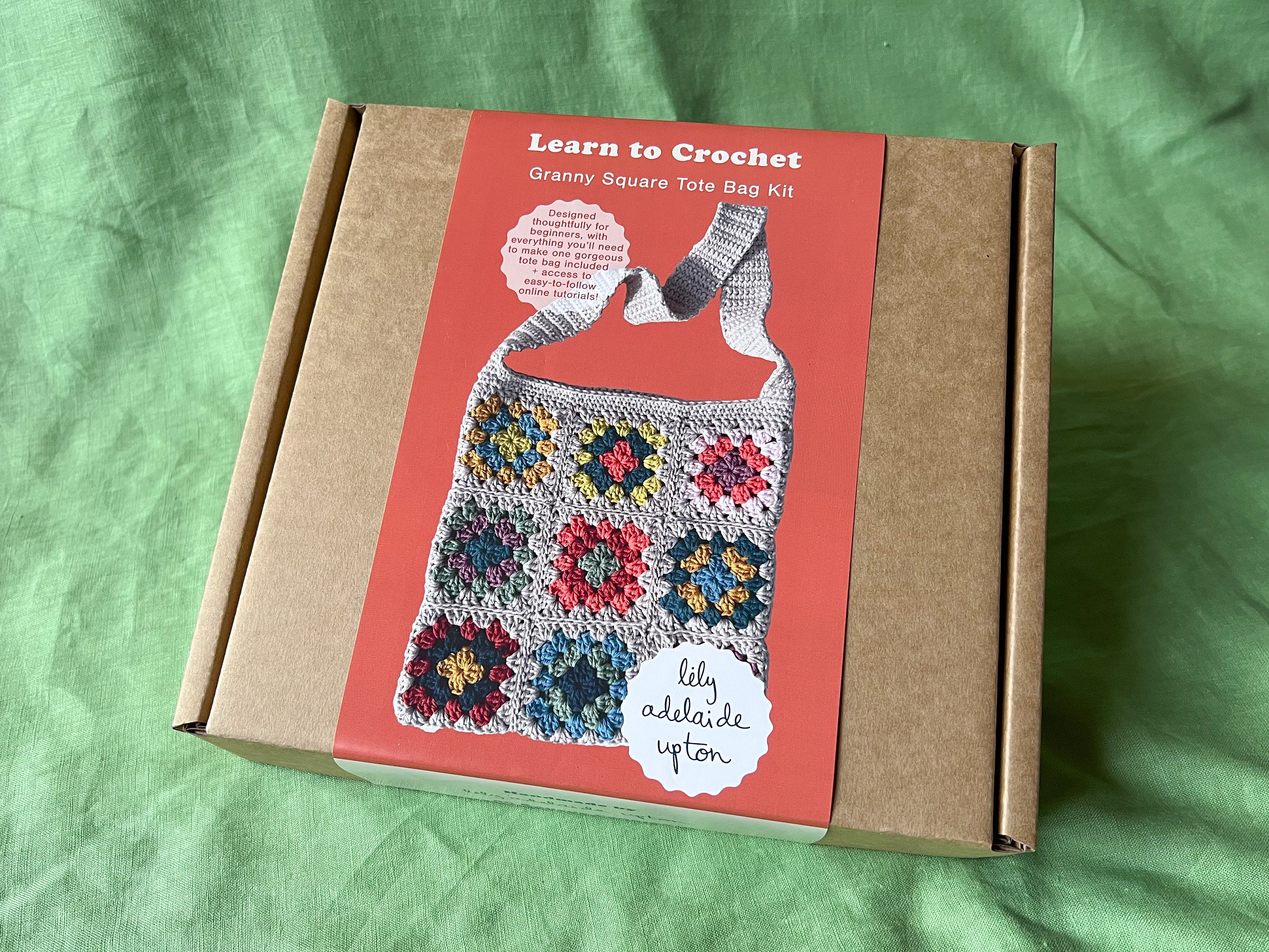 Crochet Granny Square Tote Bag Kit