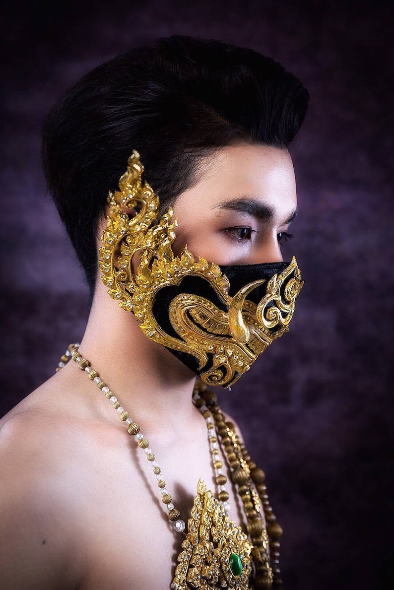 Giant Thai Masks Halloween Mask Face Mask Fancy Mask Etsy