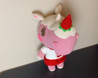 Merengue from “Animal Crossing (New Horizons)” inspired Crochet Toy | Handmade Amigurumi Collectible Doll