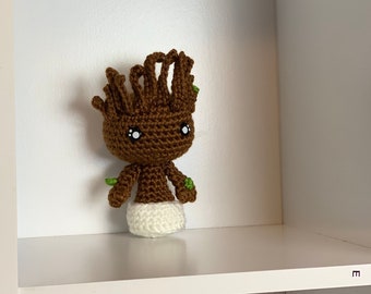 Groot Marvel "Guardians of the Galaxy" inspired Amigurumi Plush Toy | One of a Kind Collectible