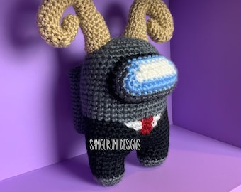 Corpse Husband Space Bean Inspired Crochet Doll | Handmade Amigurumi Collectible