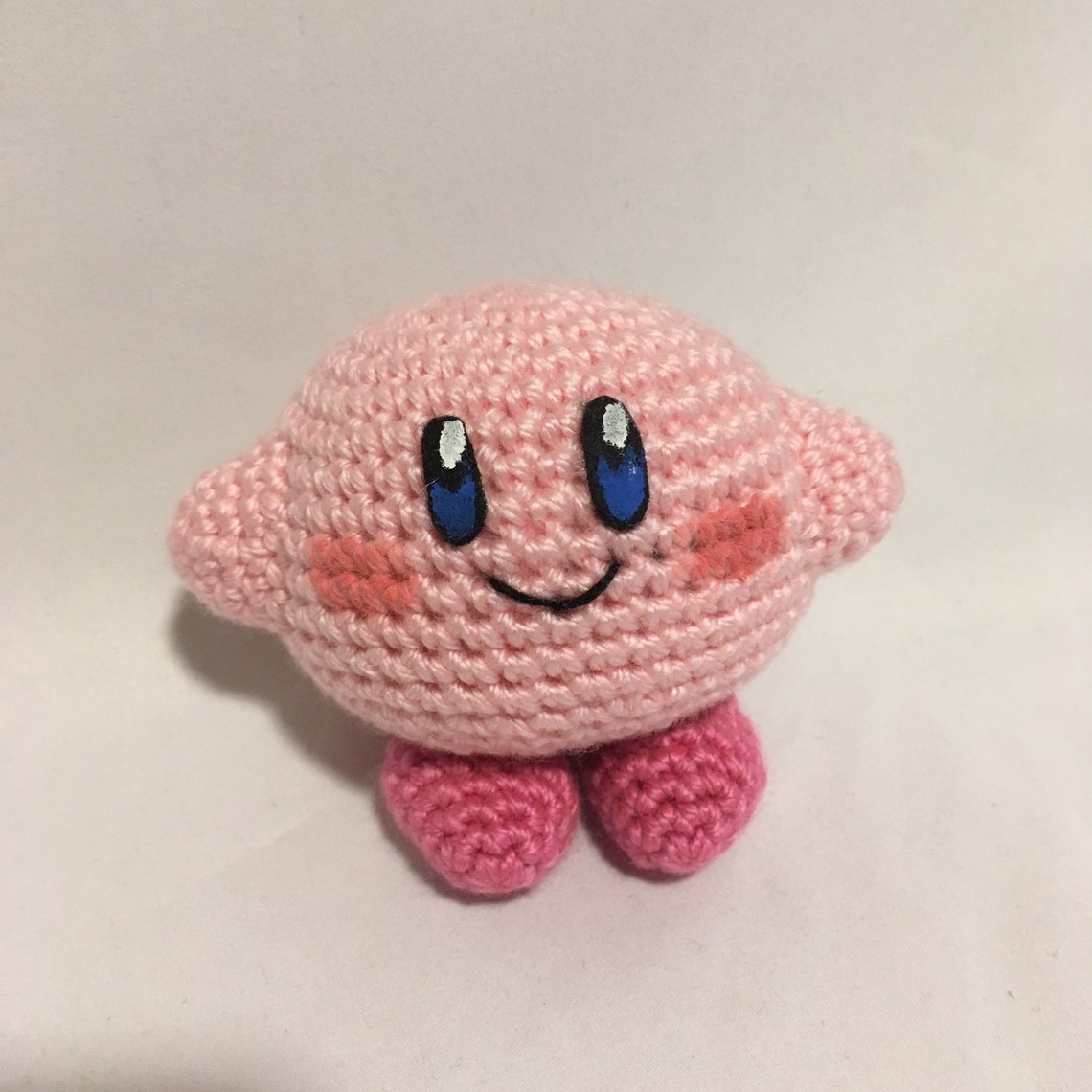 Kirby inspired Crochet Toy Handmade Amigurumi Collectible Etsy