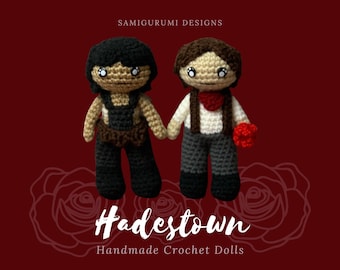 Orpheus and Eurydice from "Hadestown" inspired Amigurumi Plush Toy