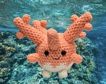 Corsola from Pokémon Handmade Crochet Companion