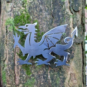 Arte de jardín con dragón galés - Bandera de dragón galés - Bandera de Gales - Cymru - Regalos galeses - Regalos de Gales