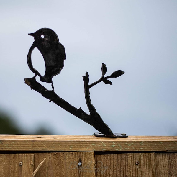 Rusty robin (twig) • Rusty metal robin • rusty metal bird • garden bird