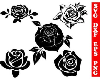 Download butterfly svg rose svg butterflies svg flowers svg | Etsy
