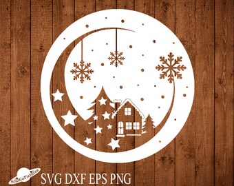 Download Winter Scene Svg Etsy