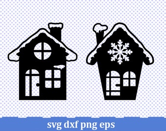 Download Winter House Svg Etsy
