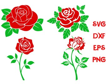 Rose Svg Etsy