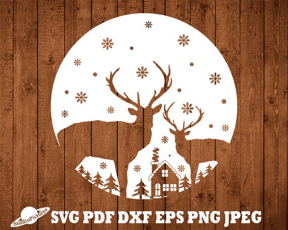 Download Free Christmas Deer Svg Christmas Svg New Year Svg Christmas Etsy SVG DXF Cut File