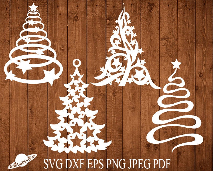 Spiral christmas tree svg christmas bundle christmas  Etsy