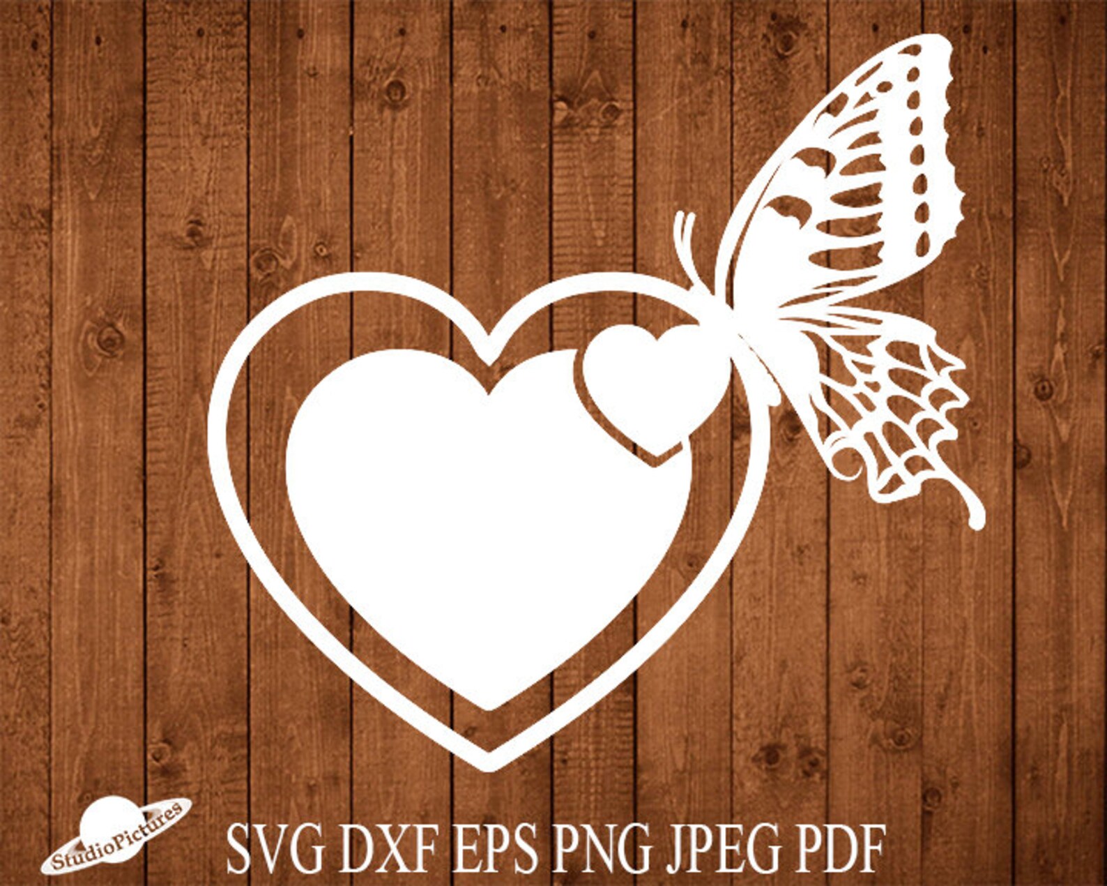 Free Free Butterfly Heart Svg 614 SVG PNG EPS DXF File