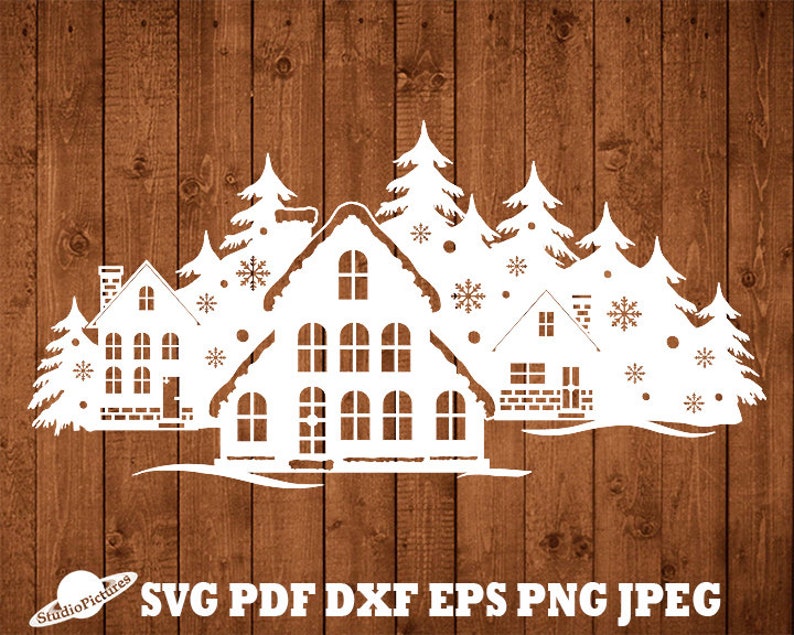 Download Winter Scene Svg Christmas Scenes Svg Christmas Design Svg Etsy