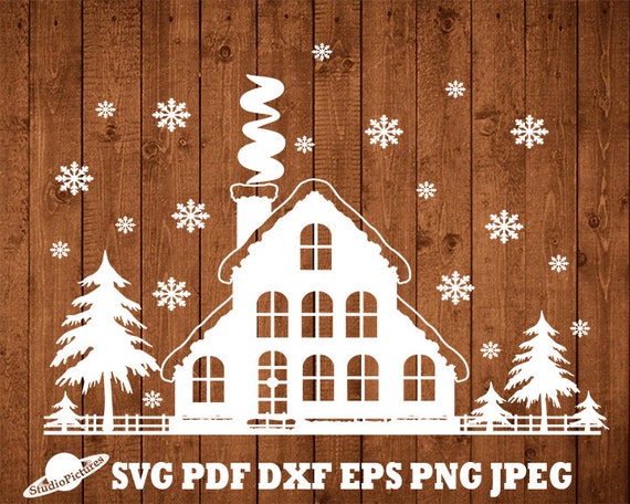 Download Christmas House Svg Christmas Scenes Svg Christmas Svg New Etsy