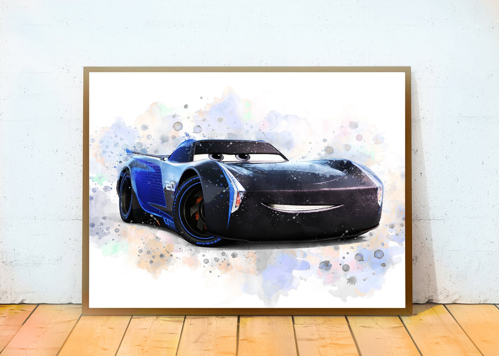 Jackson Storm Poster Cars Jackson Storm Print Disney Wall  Etsy