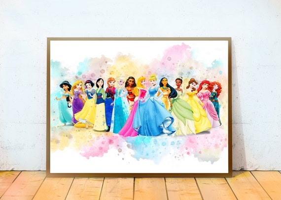 Featured image of post Printable Disney Princess Wall Art / Download 383 disney princess cliparts for free.