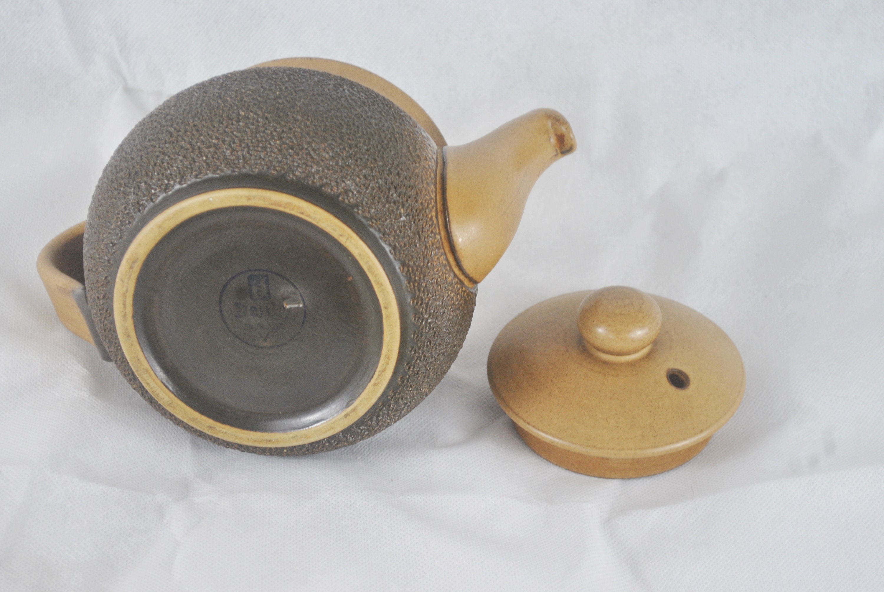 Vintage Denby Teapot. Classic Cotswold Design Pot con acabado Etsy
