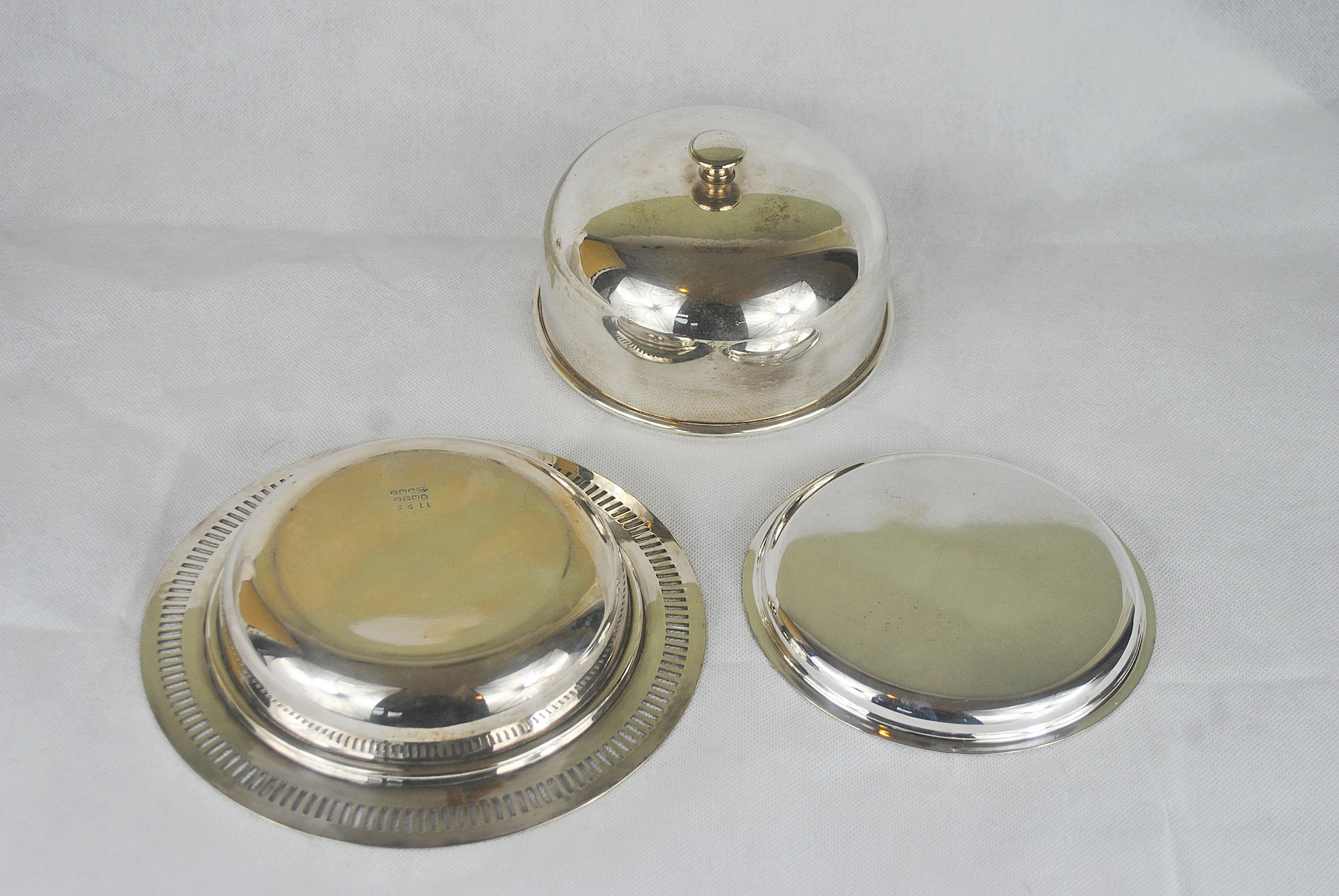 Antique Large Butter Dish. Silver Metal Domed Dish with Ice Etsy