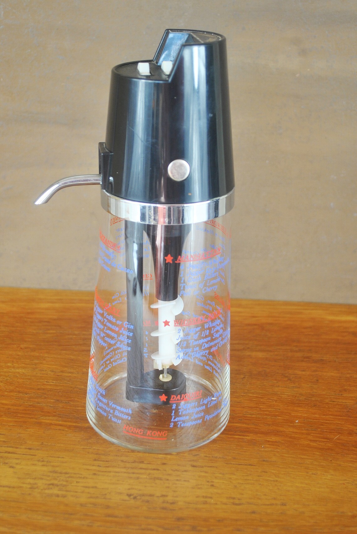 Vintage Drinkomatic Cocktail Mixer and Pourer. Battery Etsy