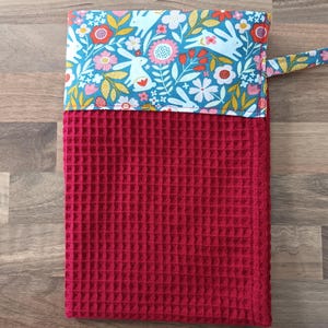 Honeycomb hand towel, kitchen towel, cooking and dining, household linen.