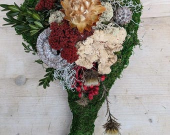 Friedhofgesteck Grabgesteck Exoten Allerheiligen Herz