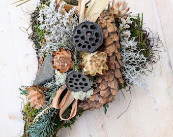 Friedhofgesteck Grabgesteck Exoten Allerheiligen Herz