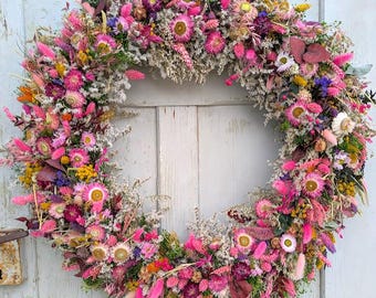 Trauerkranz Urnekranz Trockenblumen Natur getrocknet Eukalyptus