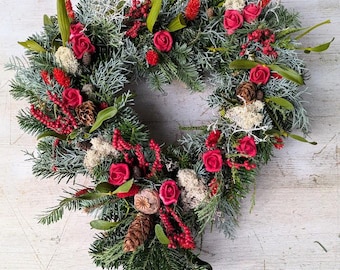 Herz Handarbeit Herz Handarbeit Grabkranz Friedhofgesteck Allerheiligen