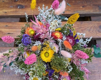 Trocken Strauß Blumenstrauss getrockneter Strauß