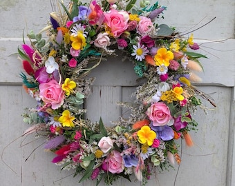 Türkranz Türkränze Wandkranz Natur handarbeit Trockenkranz Eukalyptus Valentinstag