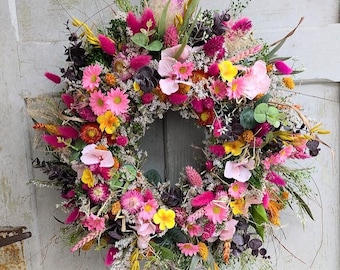 Türkranz Türkränze Wandkranz Natur handarbeit Trockenkranz Eukalyptus