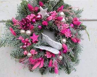 Adventskranz künstlich Türkranz Türkränze Wandkranz Weihnachten Advents Kranz