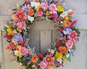 Türkranz Türkränze Wandkranz Natur handarbeit Trockenkranz Eukalyptus