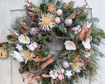 Adventskranz Kranz-Türkranz Misteln Tanne