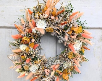 Türkranz Türkränze  Wandkranz Natur handarbeit Trockenkranz