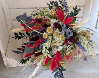 Trocken Strauß Blumenstrauss getrockneter Strauß