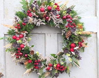 Adventskranz künstlich Türkranz Türkränze Wandkranz Weihnachten Advents Kranz
