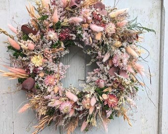 Türkranz Türkränze Wandkranz Natur handarbeit Trockenkranz Eukalyptus