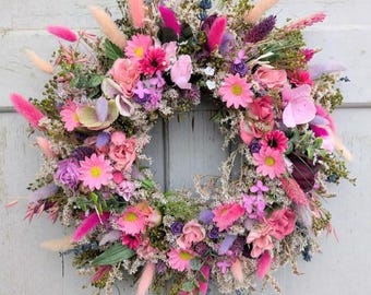 Türkranz Türkränze Wandkranz Natur handarbeit Trockenkranz Eukalyptus