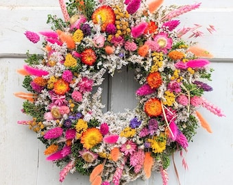 Türkranz Türkränze Wandkranz Natur handarbeit Trockenkranz