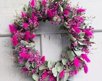 Türkranz Türkränze Wandkranz Natur handarbeit Trockenkranz Eukalyptus