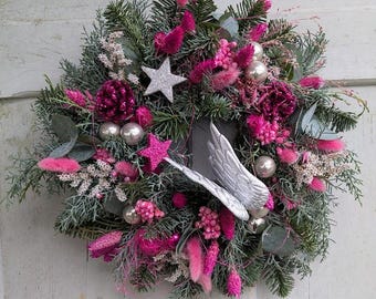 Adventskranz künstlich Türkranz Türkränze Wandkranz Weihnachten Advents Kranz