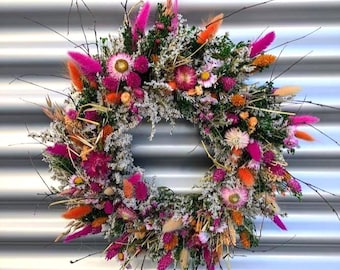 Türkranz Türkränze Wandkranz Natur handarbeit Trockenkranz