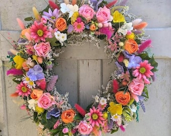 Türkranz Türkränze Wandkranz Natur handarbeit Trockenkranz Eukalyptus Valentinstag