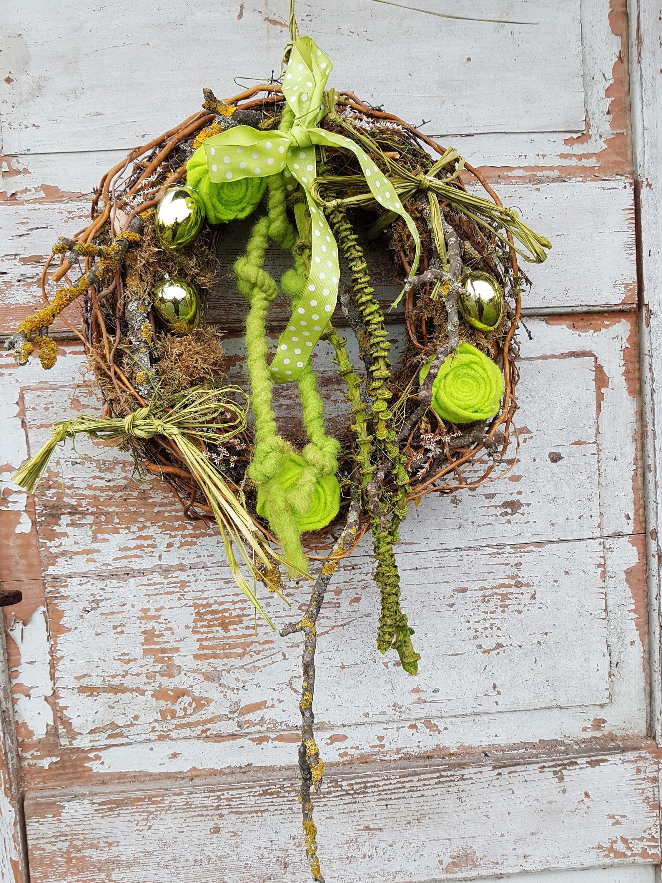 Puerta corona de puerta coronas pared corona naturaleza De | Etsy