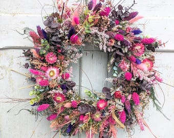 Türkranz Türkränze  Wandkranz Natur handarbeit Trockenkranz